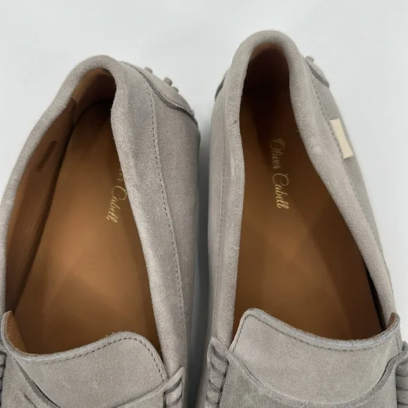 Oliver Cabell Driver Loafer Light Grey 9 - Picture 5 of 10